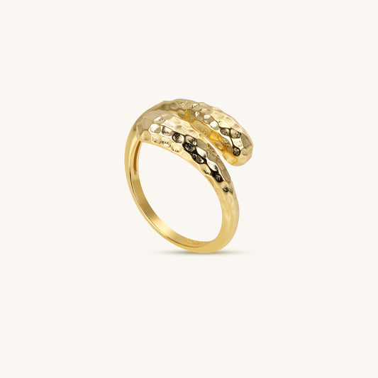 18K Gold-Plated Silver Balance Ring