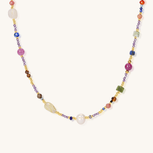 Crystal Guard Multi-Gem Necklace